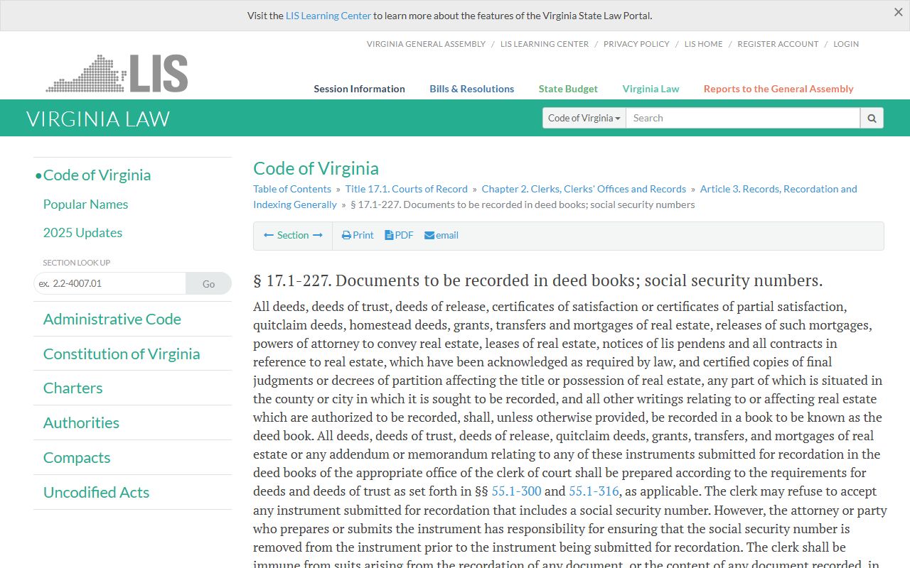 York County deed records